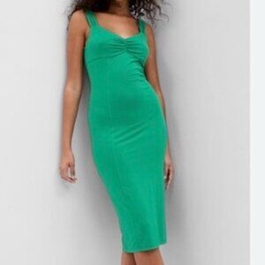 Gap Emerald Green Bodycon Midi Dress